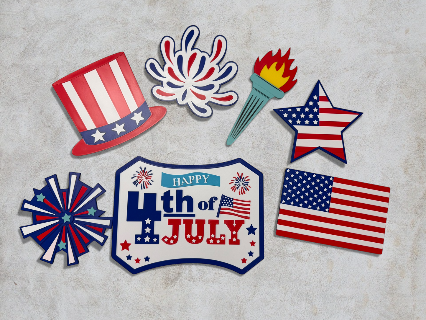 July 4th Props Set